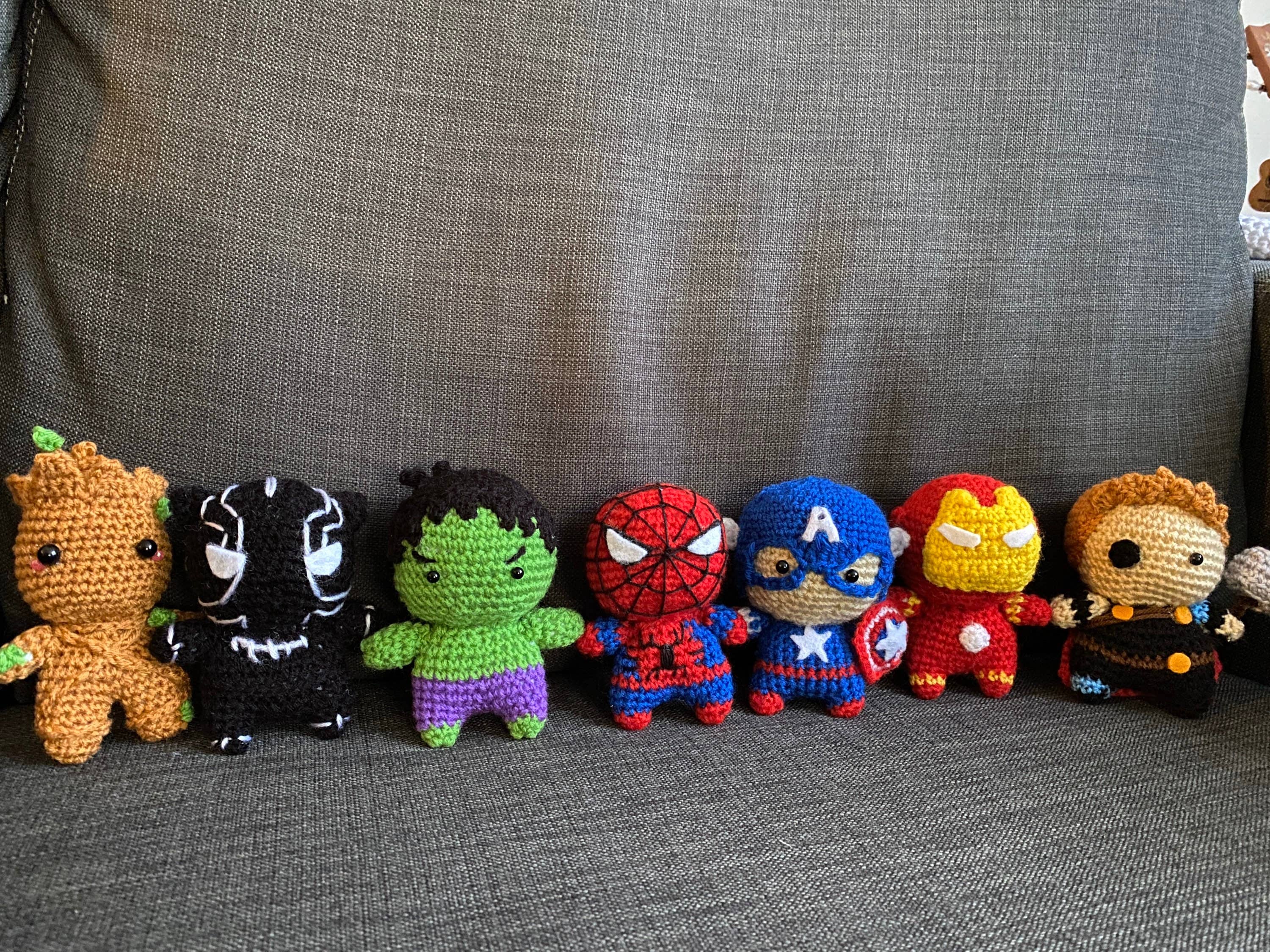 Anh2 LTD - Wholesale Doll - Kids - Crochet Avenger Superheroes Doll for Kids | MCU Fan Gift1