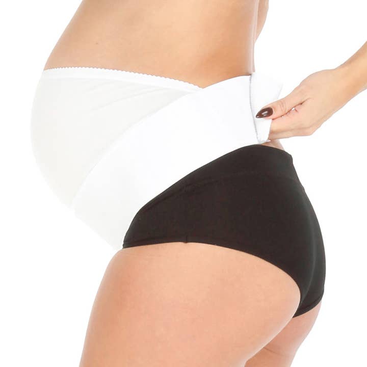 MYSANITY - Vendita all'ingrosso Panciera - Premaman - Fascia gravidanza con pancia Bianco