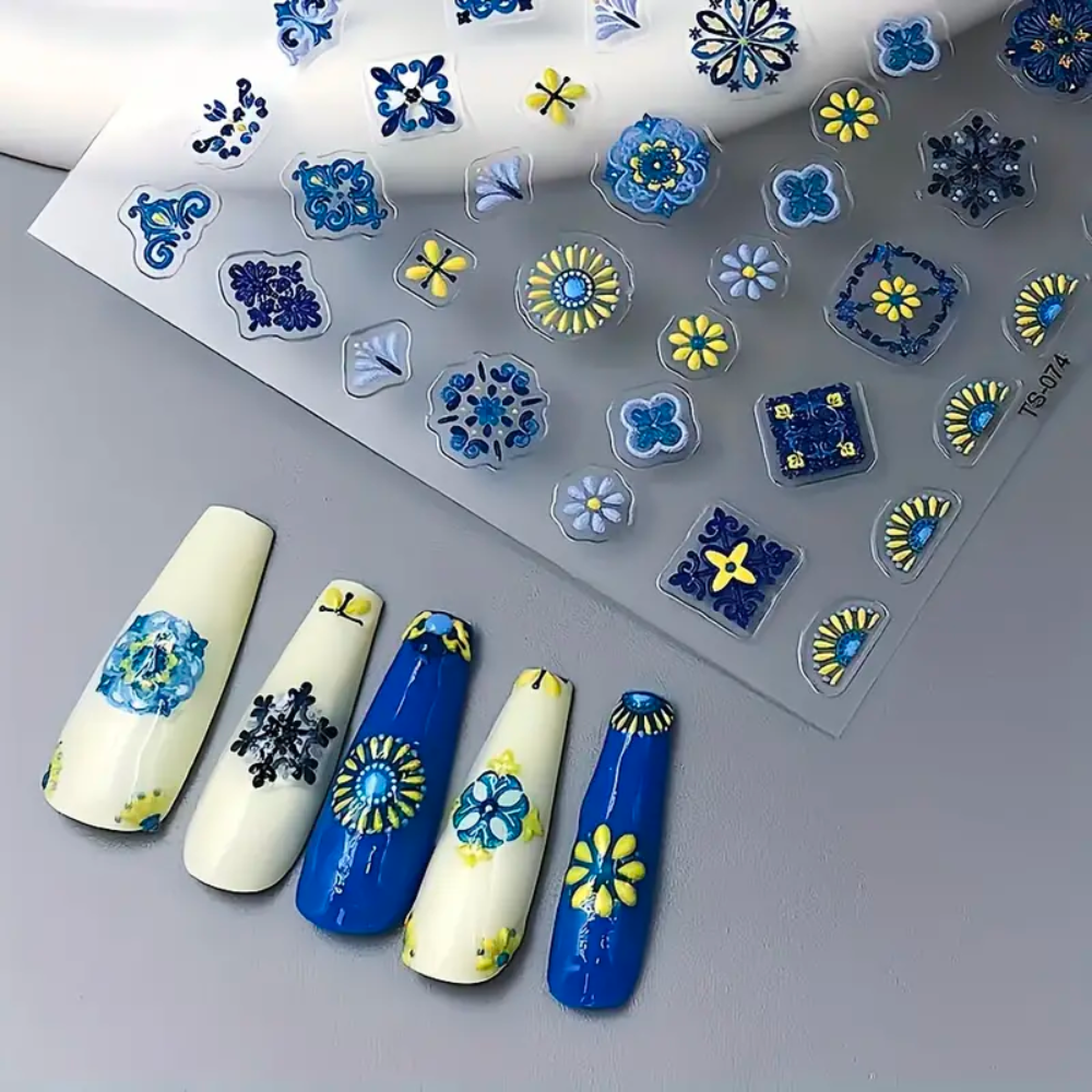 Ashlen - Venta al por mayor Decoración/pegatinas de uñas - PEGATINAS HOLOGRÁFICAS PARA UÑAS1