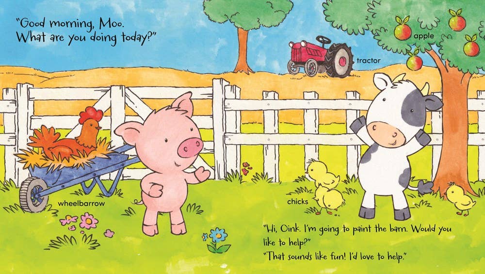 Gibbs Smith - Wholesale Baby & Toddler Book (0-2) - Oink and Moo Paint a Barn2