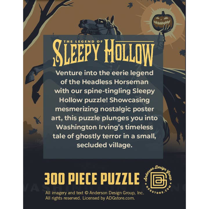 Masterpieces Puzzles - Wholesale Puzzle - Adult - Sleepy Hollow 300 Piece Jigsaw Puzzle