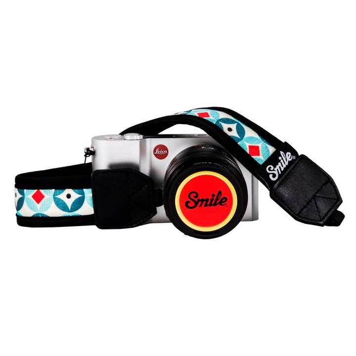 Smile - Wholesale Camera Strap - HANG UP! Strap for all types of Camera, SLR, DSLR, Mirrorless BLUE MOD3