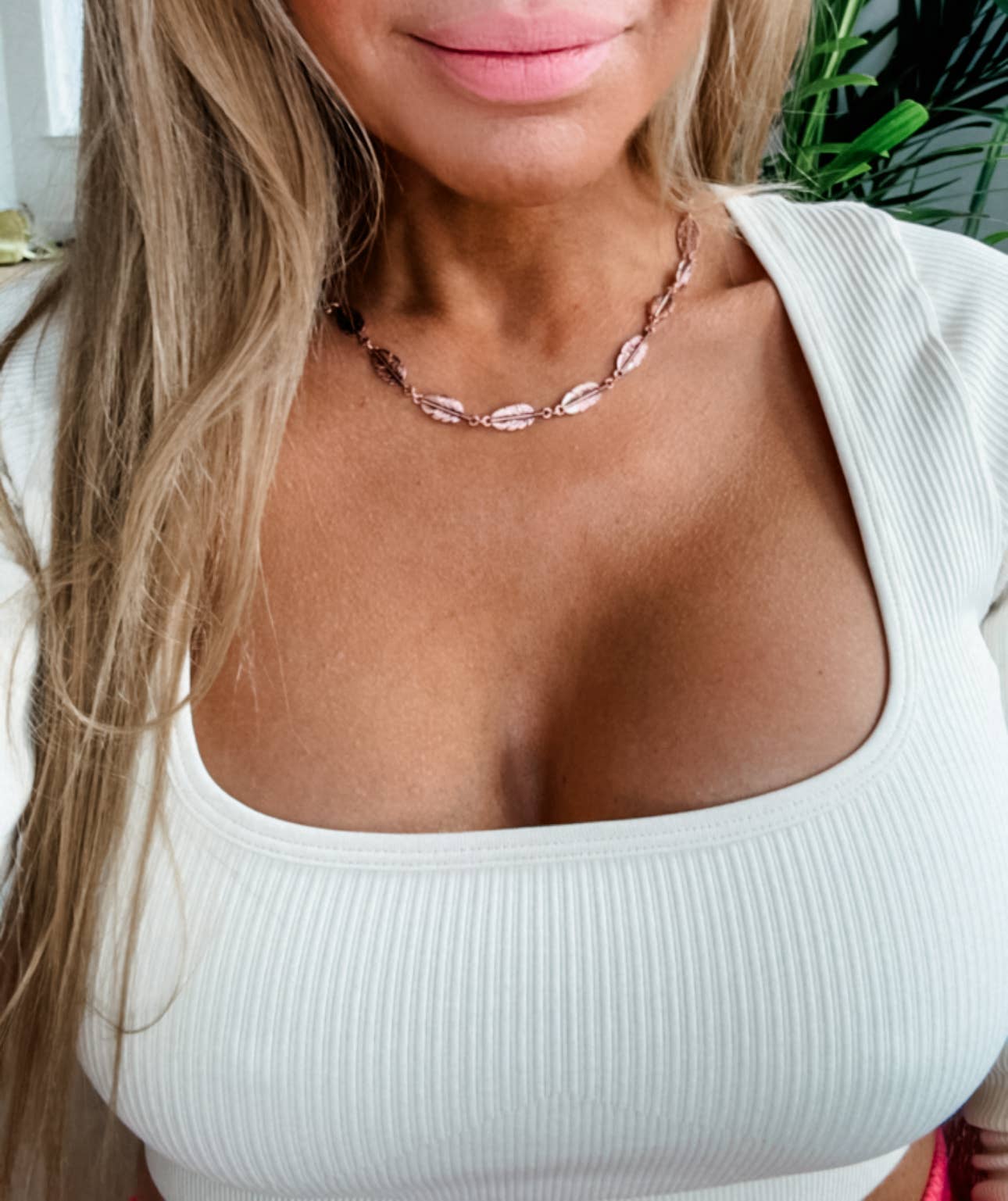 Boho Ranch Shop - Wholesale Choker/Collar - Western Feather Choker - Copper, silver and patina turquoise6