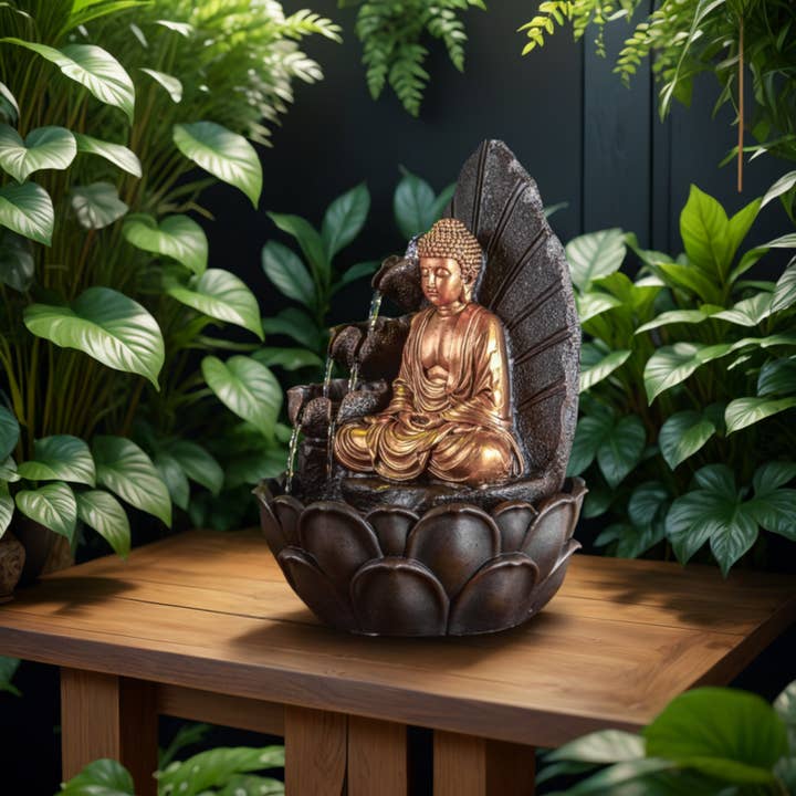 Zen'Arome - Vendita all'ingrosso Decorazioni da tavolo - Fontana del Buddha Hartha