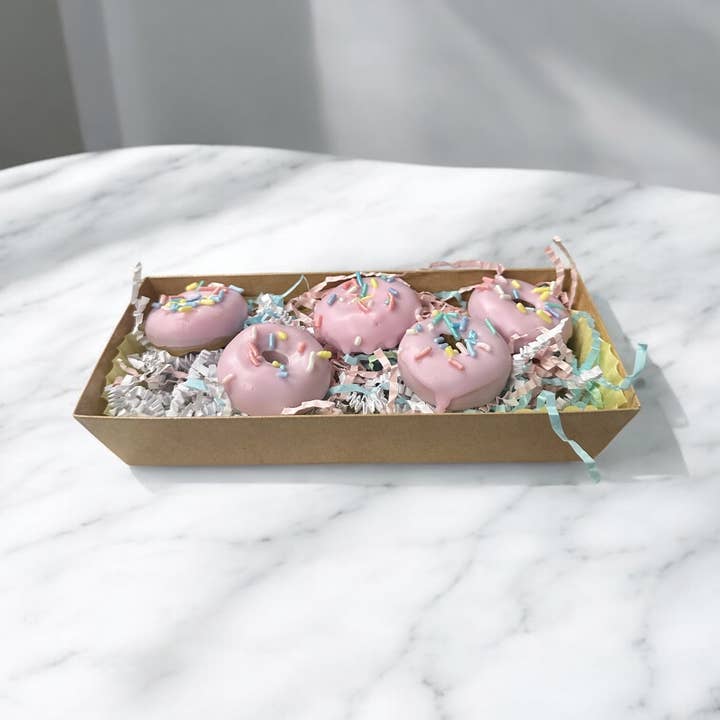 Doodlations - Wholesale Wax Melt - Strawberry Glazed Donut Wax Melts
