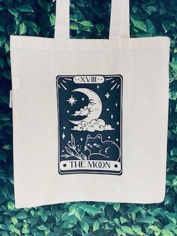 Moon Tarot Tote for wholesale by Collective Curiosities