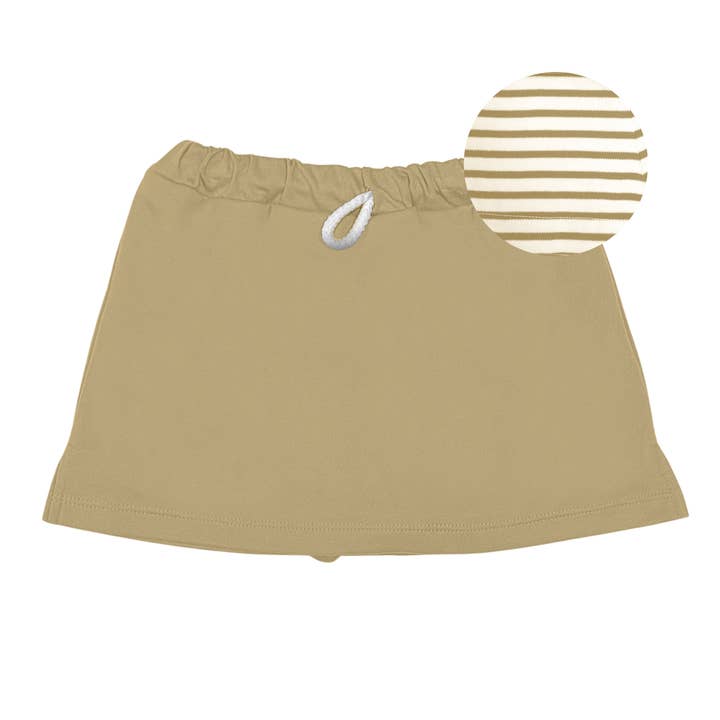 Falda-pantalón Miley con TS marrón para venta al por mayor de Zuccini Kids