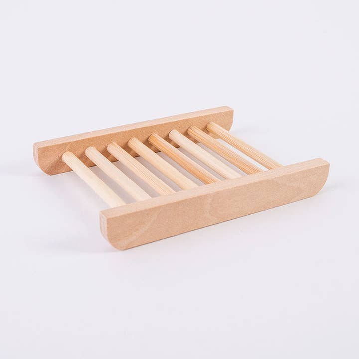 Slitta di sapone in legno sostenibile per la vendita all'ingrosso da parte di Lavandi Body & Nature