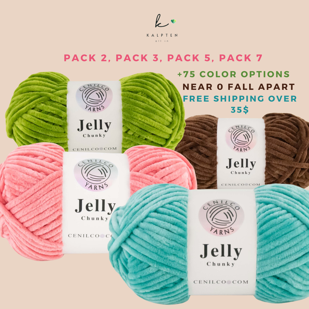 Kalpten LLC - Wholesale Yarn - Chenille Yarns|Super Bulky|Finest Quality|75+ Colors Option7