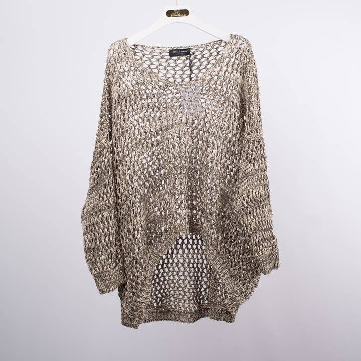 Maglione lavorato a maglia con stella 175441 per la vendita all'ingrosso da parte di Cecile Wang