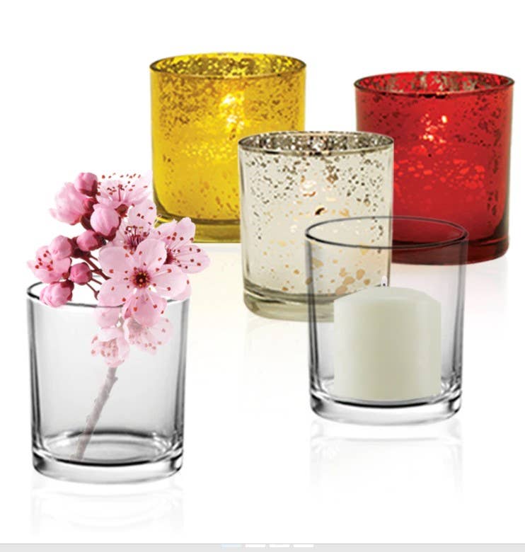 Galore Home - Wholesale Candle Holder - 3.1" Top | Candle Holder (Inner Coated)1