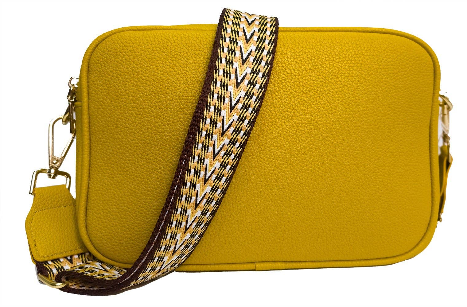 Strathurie - Venta al por mayor Bandolera - Mujer - Funda para cámara Mustard Box, 2 unidades, con cierre, 66031