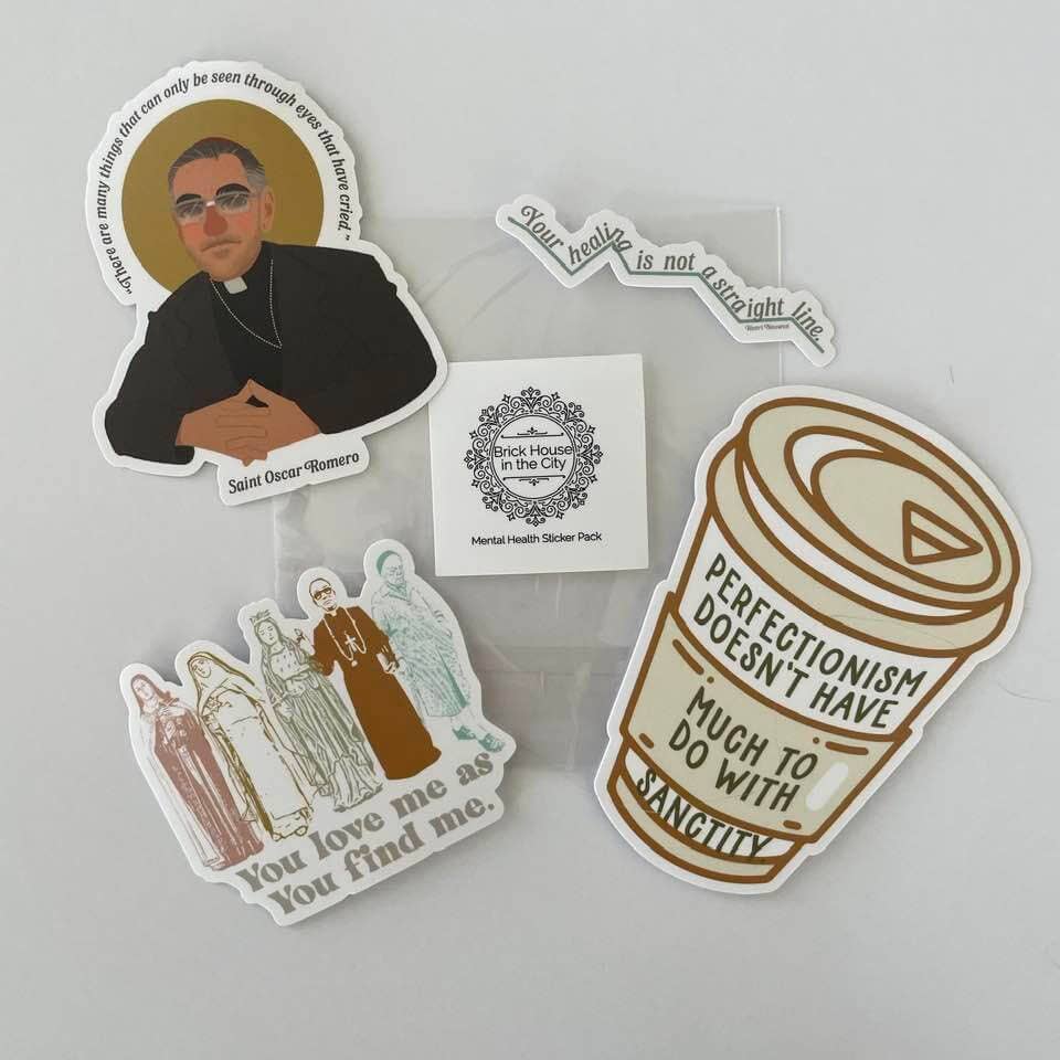 Brick House in the City - Wholesale Sticker - Mental Health Sticker Pack0