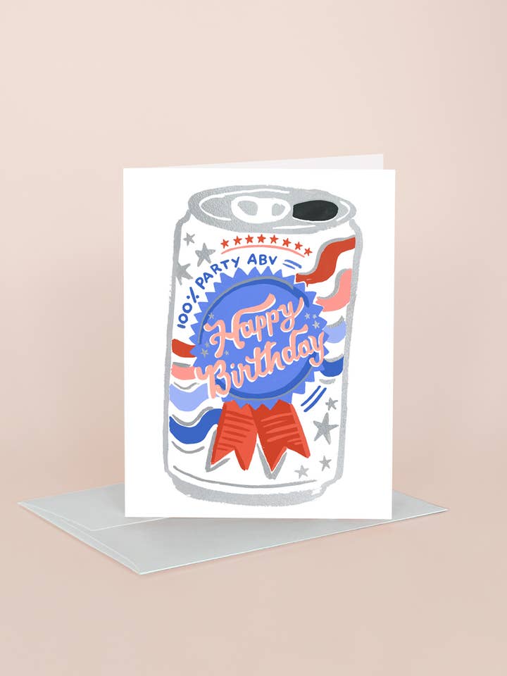 Födelsedagskort med ölbjudning för wholesale av Idlewild Co.