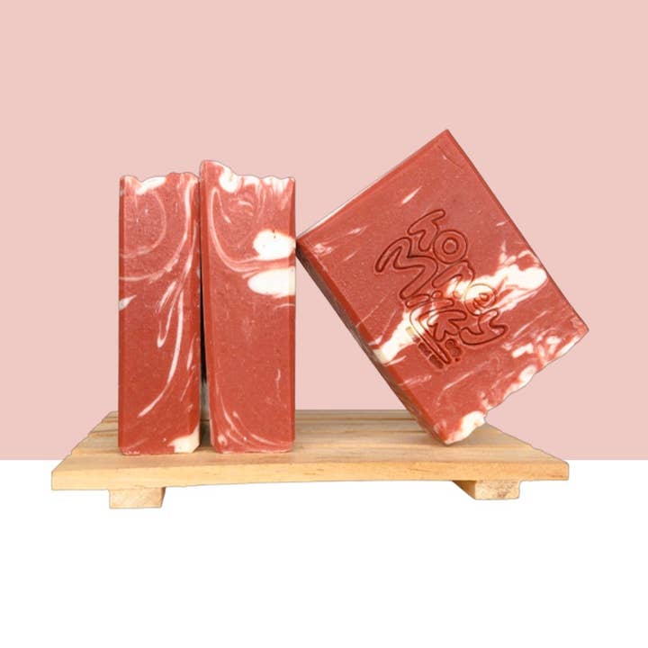 HoneyMilk - Wholesale Bar Soap - “I Am Loved” Soap (Unscented Rose Clay + Coconut Milk)