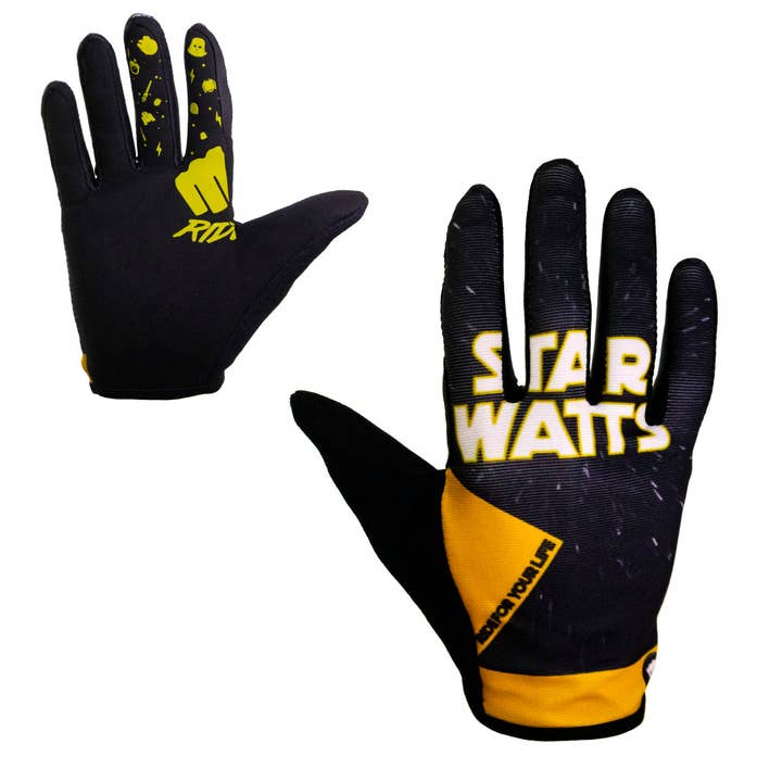 Ridefyl MTB or Road Bike Gloves - Star Watts for wholesale by Ridefyl