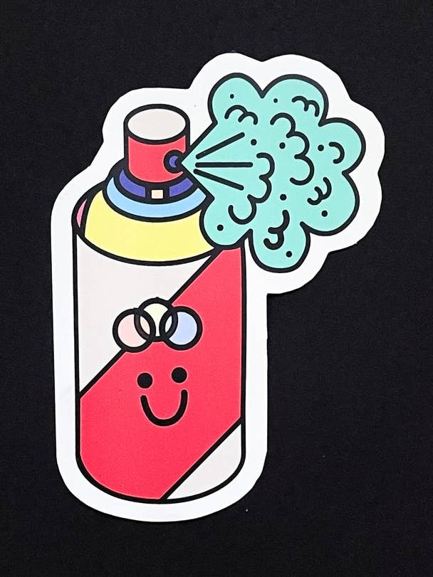 Spray Paint Sticker for wholesale by Goodies Ultra Fun Company
