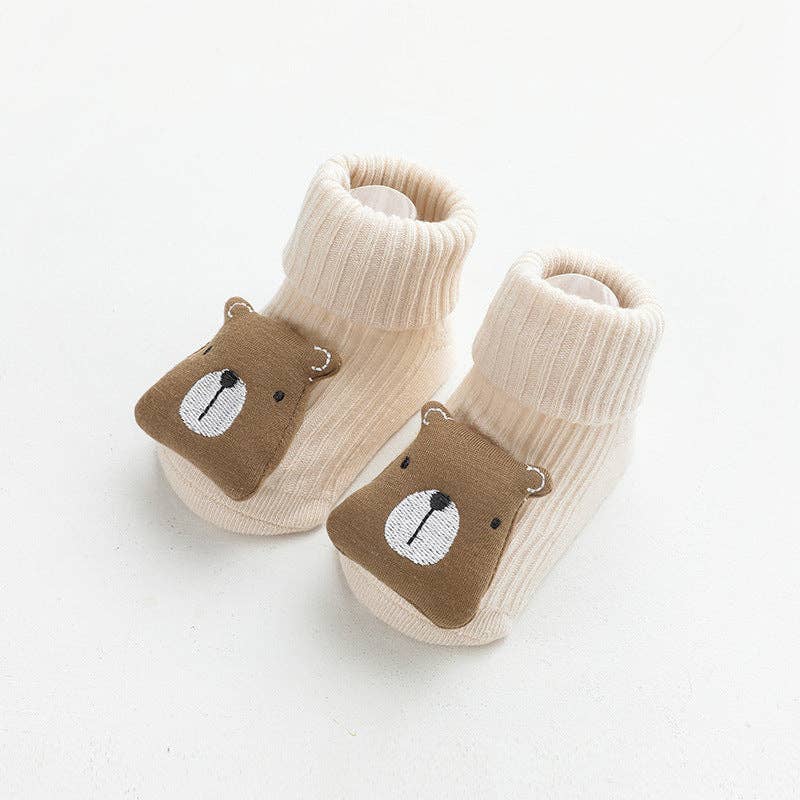 MyKids-USA® - Wholesale Socks - Baby - Baby Cartoon 3D Doll Patched Pattern Non-Slip Floor Socks3