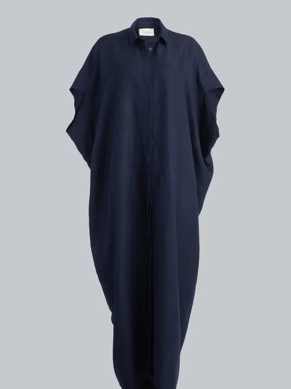 Caftán azul marino para venta al por mayor de Omni The Label