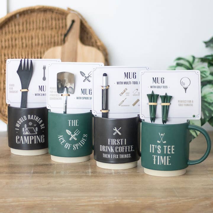 WONDER IMPORTS AUSTRALIA - Wholesale Coffee mug - I Would Rather Be Camping Mug with 3 in 1 Spork5