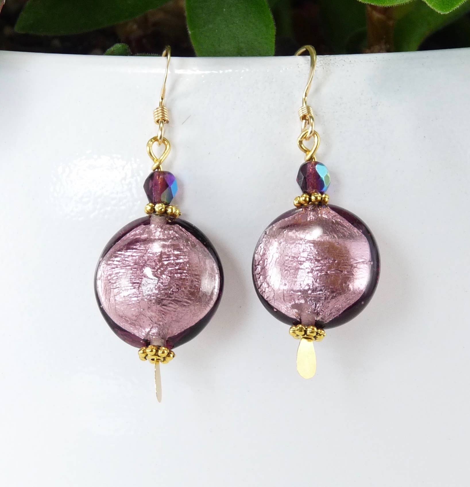 Marlene VanBeek Jewelry - Wholesale Dangle Earrings - Murano Glass Earrings - 6 Colors1