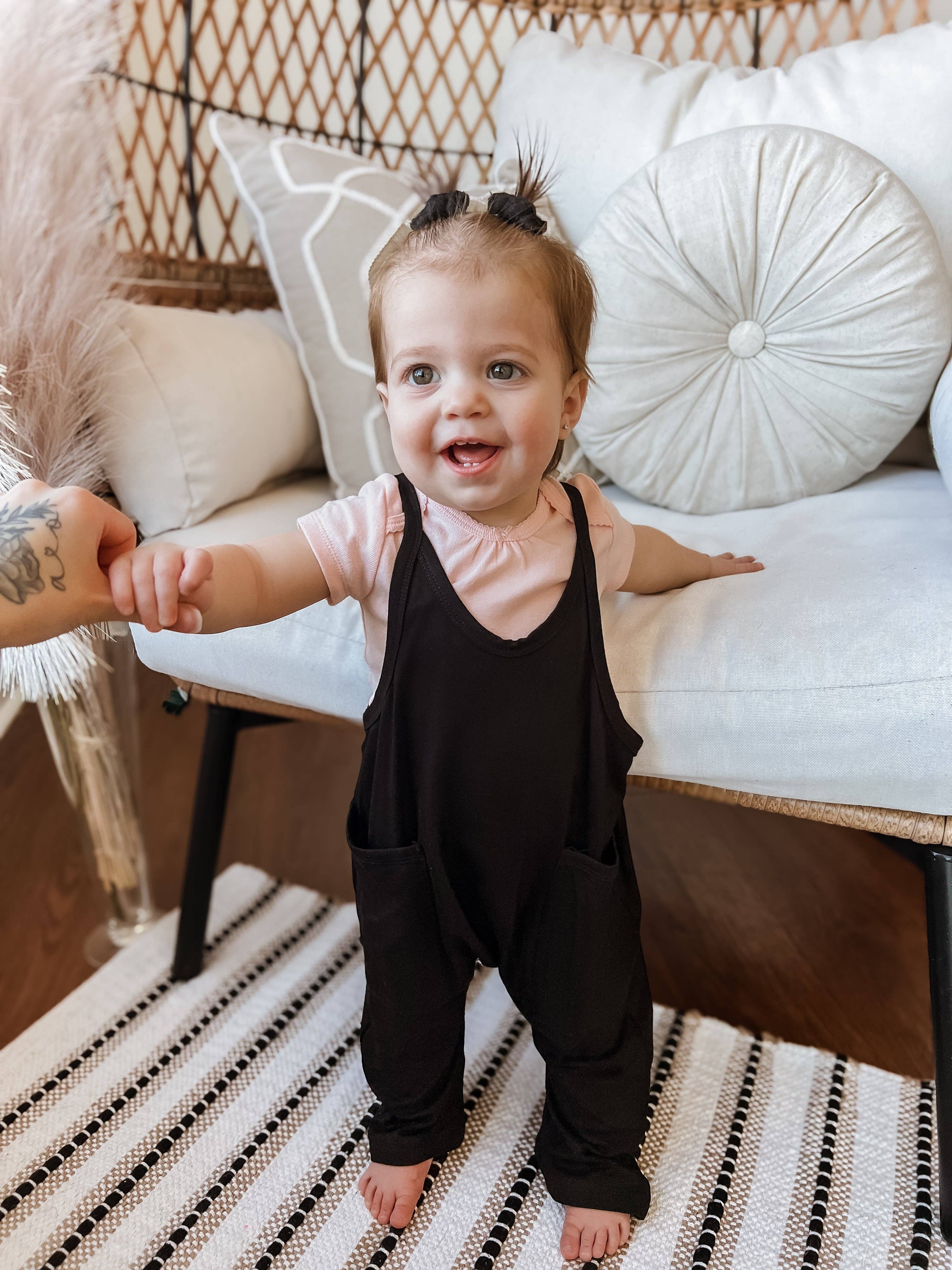 Little Joy Co. - Wholesale Jumpsuit - Baby - Bamboo Tank Romper - Girls Baby Toddler Outfit Clothing8