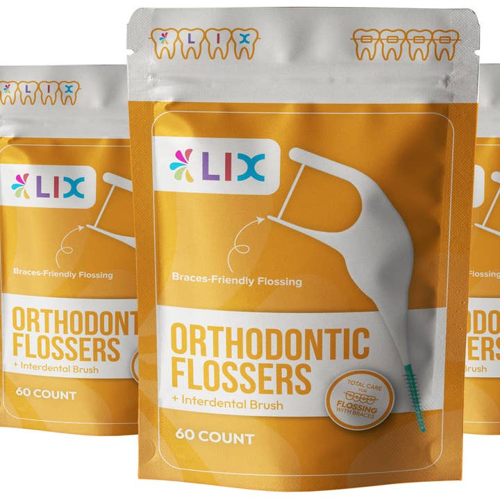 LIX Ortodontisk Tandtråd med Interdentalborste för wholesale av Everest oral Care