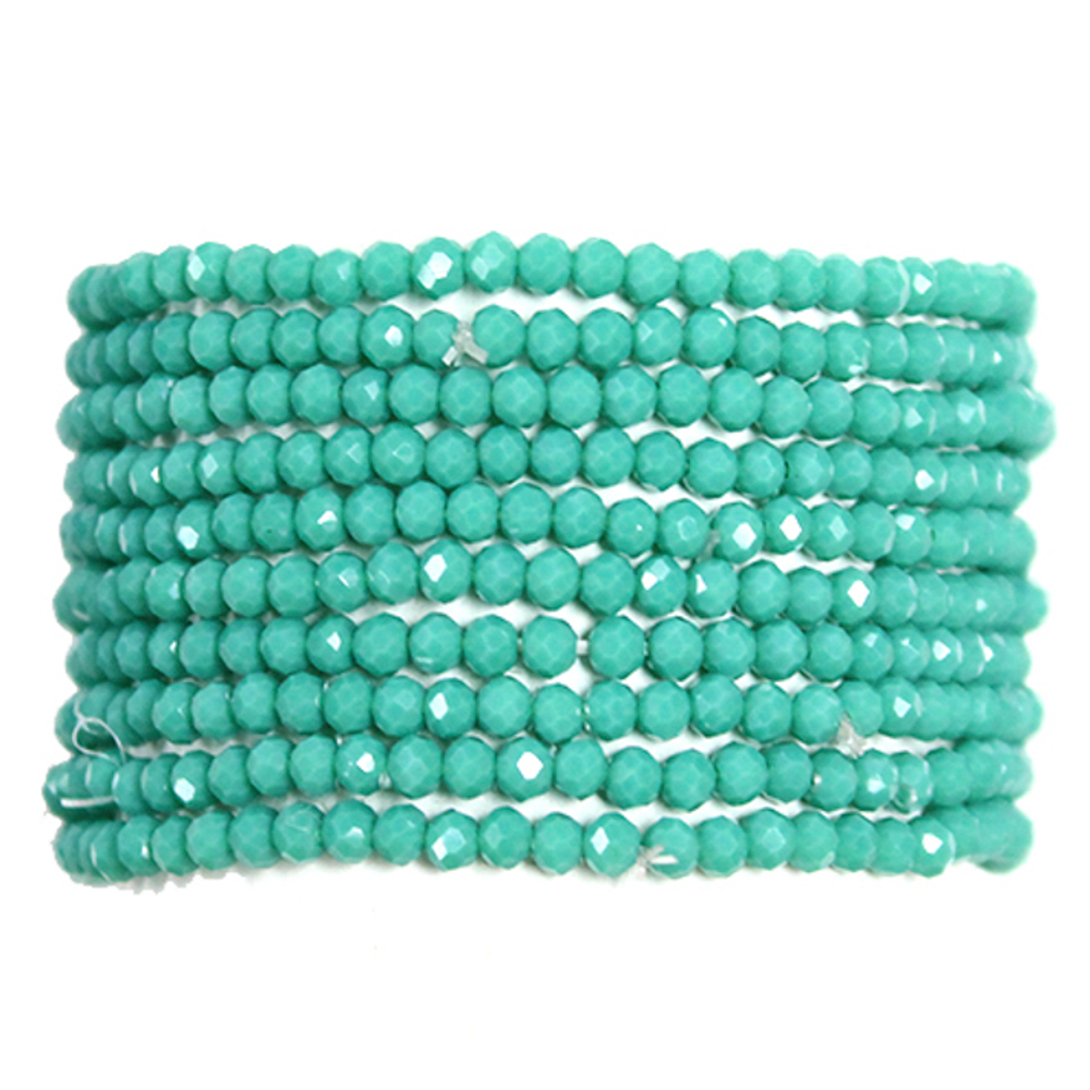 JOIA ACCESSORIES - Wholesale Beaded Bracelet - GLASS BEAD STRETCH MULTI BRACELET, SB 793810