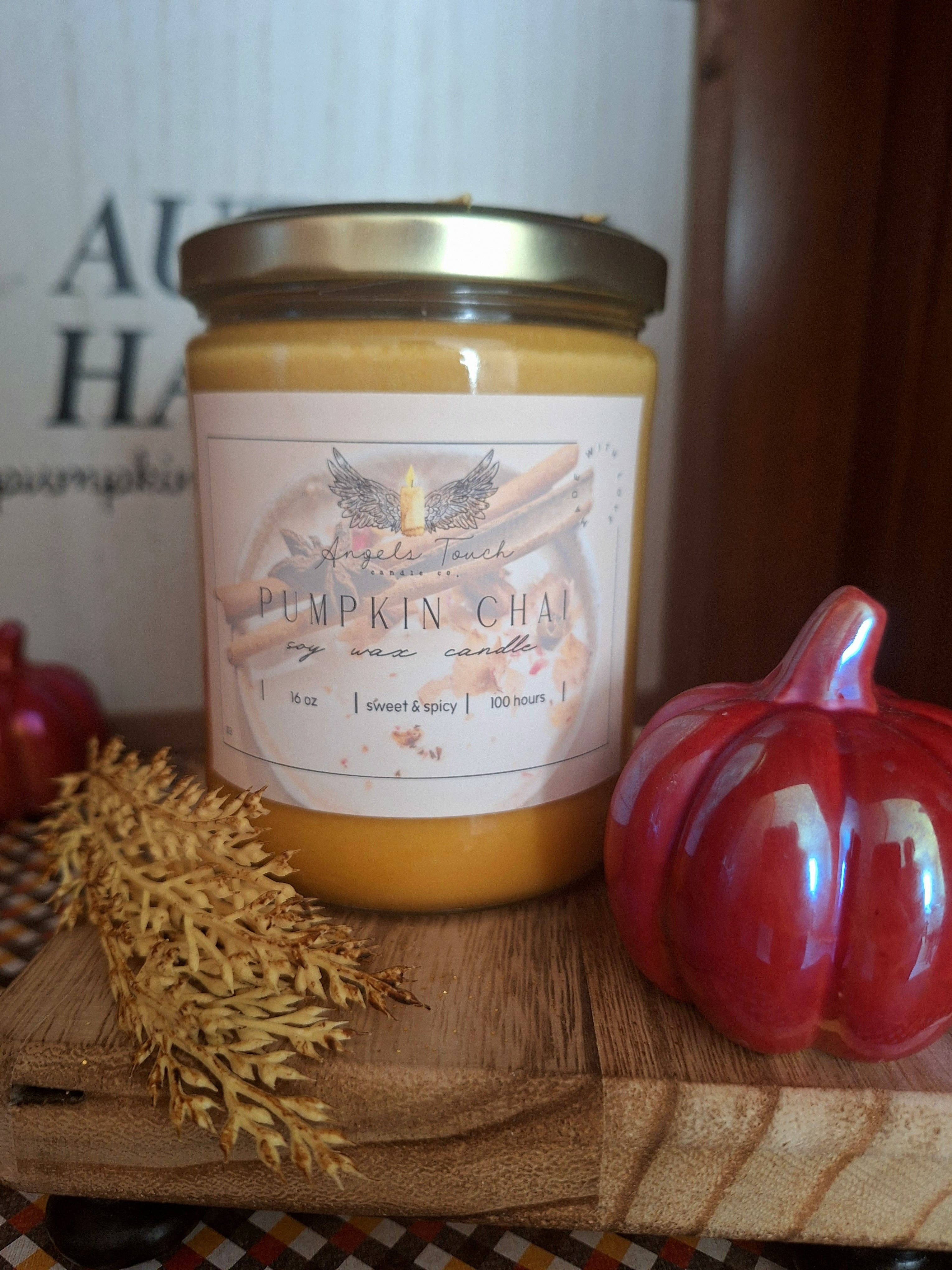 Angels Touch Candle Co. - Wholesale Jar/Filled Candle - Pumpkin Chai4