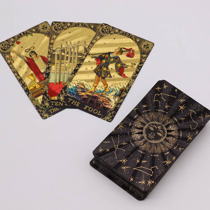 Ancient Wisdom - Wholesale Tarot Cards - Gold Foil Tarot - Let the Magic Begin - Gift Box2