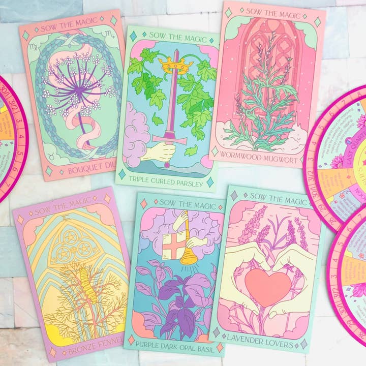 Sow the Magic - Wholesale Plant Seeds - Purple Dark Opal Basil Tarot Garden + Gift Seed Packet