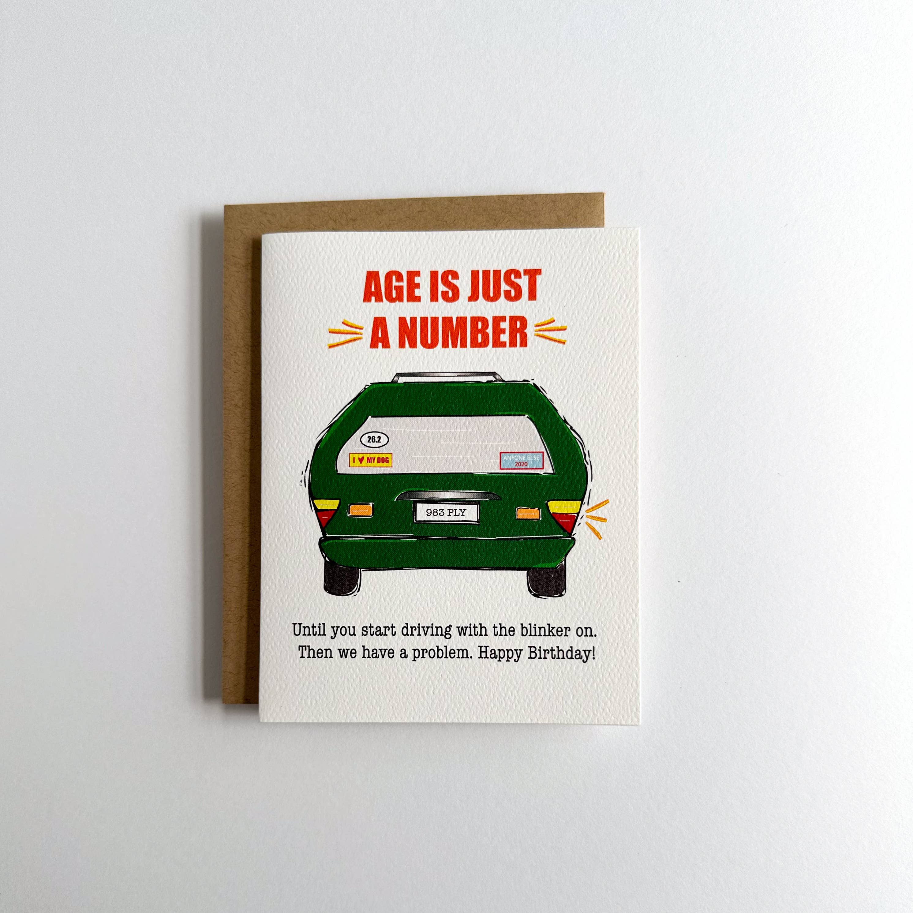 Wild Card Creations - Wholesale Birthday Card - Age Is Just a Number Birthday Card1