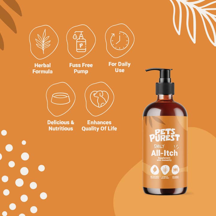 Pets Purest – wholesale Pet supplement – Cat/dog – Daily All-Itch Supplement 300ml4