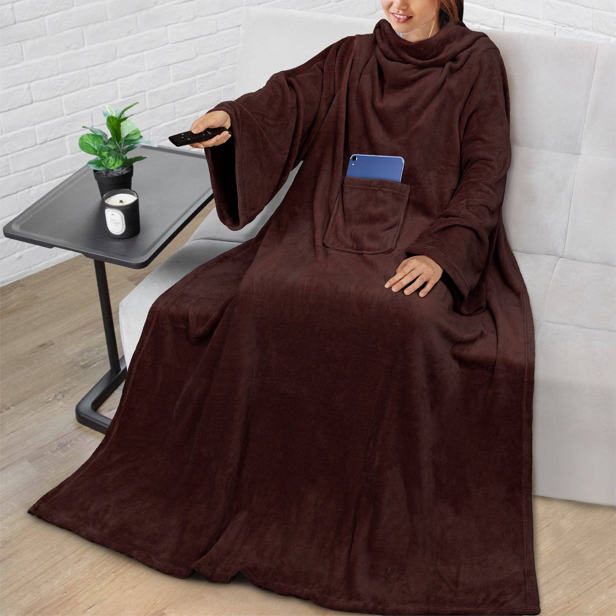 Pavilia - Vendita all'ingrosso Plaid - Coperta con maniche - Tasca applicata2