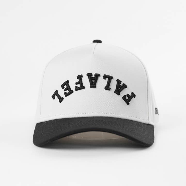 Falafel Upside Down Bestickter A-Frame Snapback Hut für den Großhandel von The Hungry Sloth