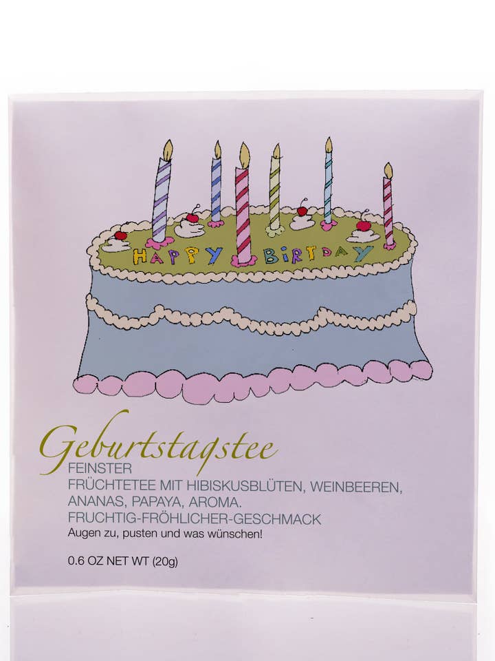 FT 11.12 Geburtstagstee für den Großhandel von Sophieplus GmbH