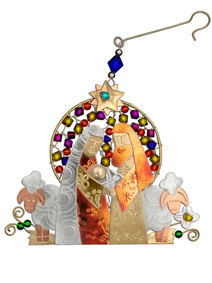 Sunrise Nativity Ornament for wholesale by Pilgrim Imports