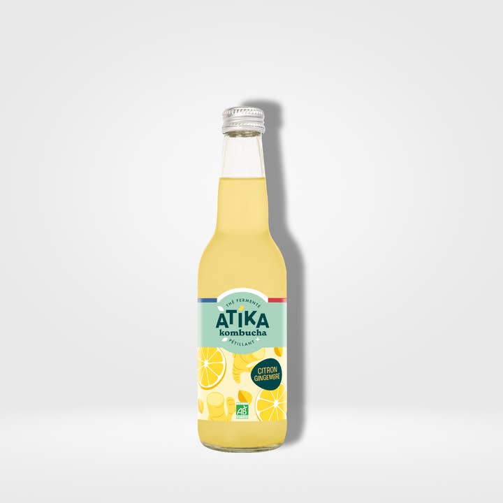 Atika Kombucha Bio Limone Zenzero per la vendita all'ingrosso da parte di Native
