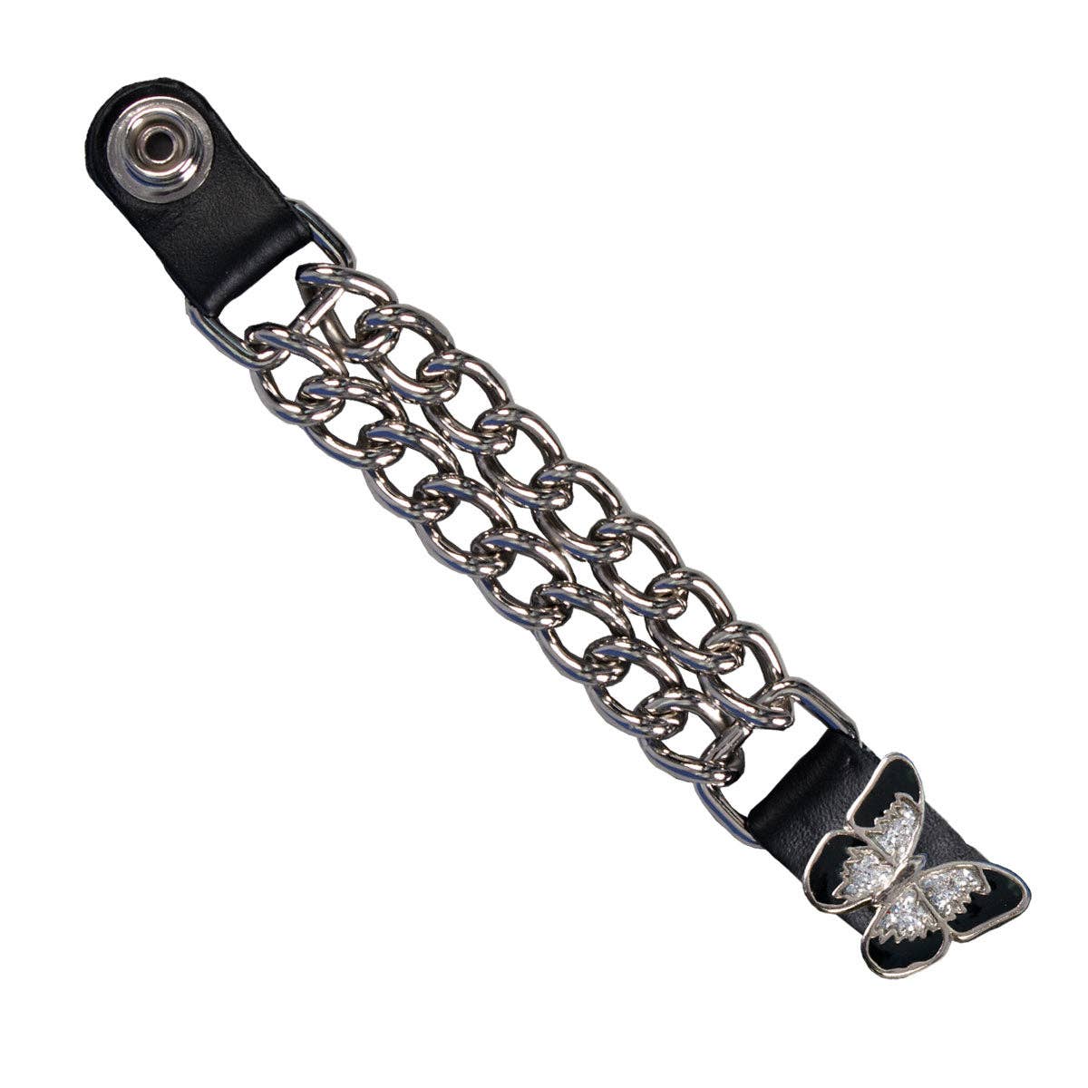 ARGENTO Hot Leathers VXC1029 - Estensore per gilet a farfalla Sparkle in vendita all'ingrosso su Faire0