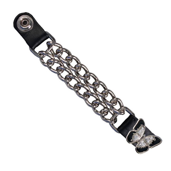 ARGENTO Hot Leathers VXC1029 - Estensore per gilet a farfalla Sparkle in vendita all'ingrosso su Faire