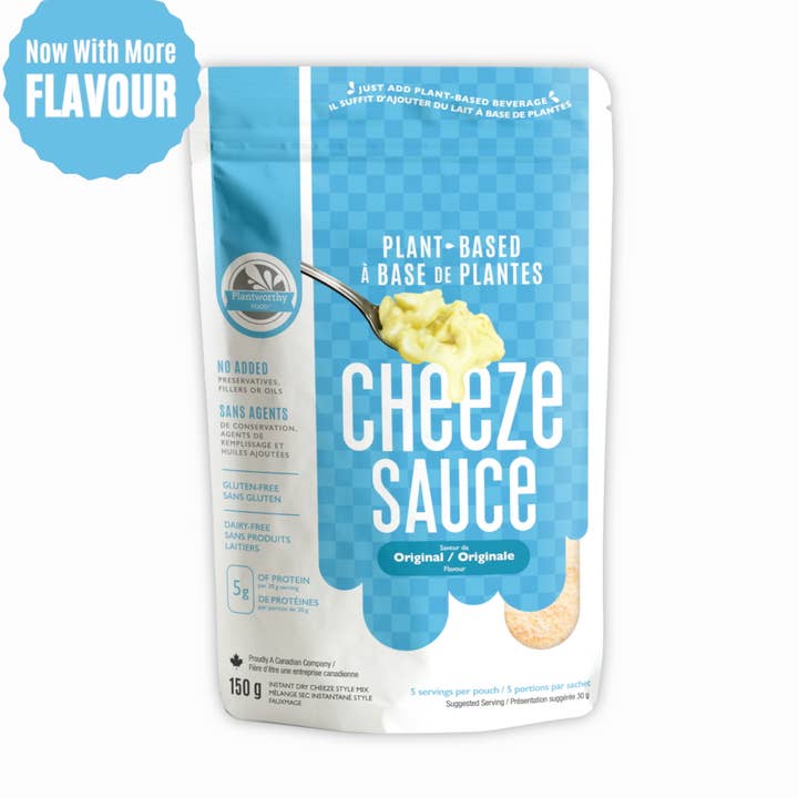 Plantworthy Food - Wholesale Shelf Stable Prepared Meal - Original Cheeze Sauce - 150g0