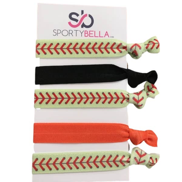 Softball-Haargummis für Mädchen, verschiedene Farben für den Großhandel von Sportybella