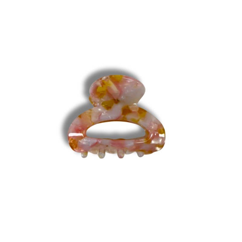 Hairjewelz by Elle - Wholesale Hair Clip - Women's - Hair Clip - Colourclaw S "Marble Rose Gold"0