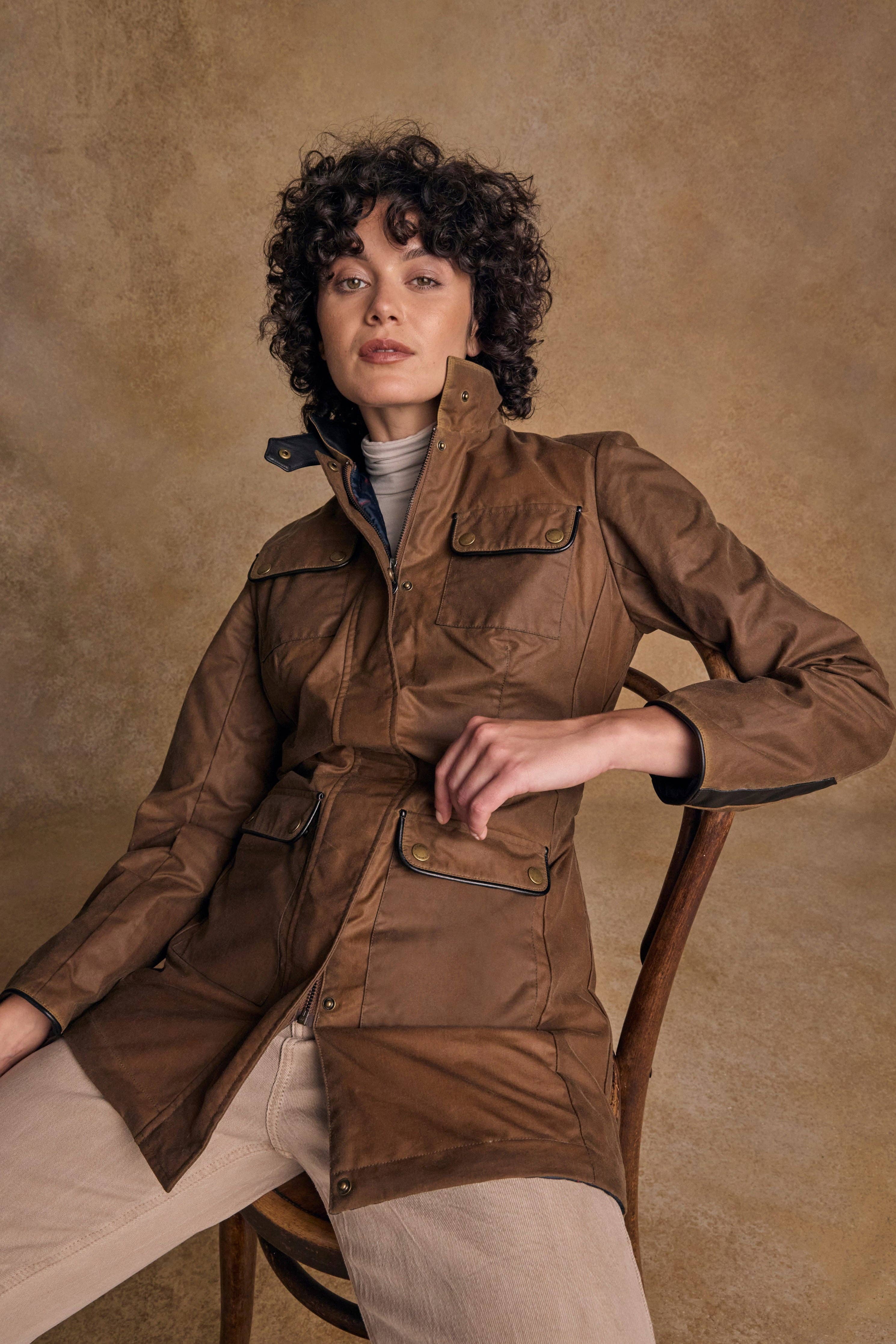 Jack Murphy Clothing - Wholesale Jacket - Women's - Orla Wax Jacket - Tan