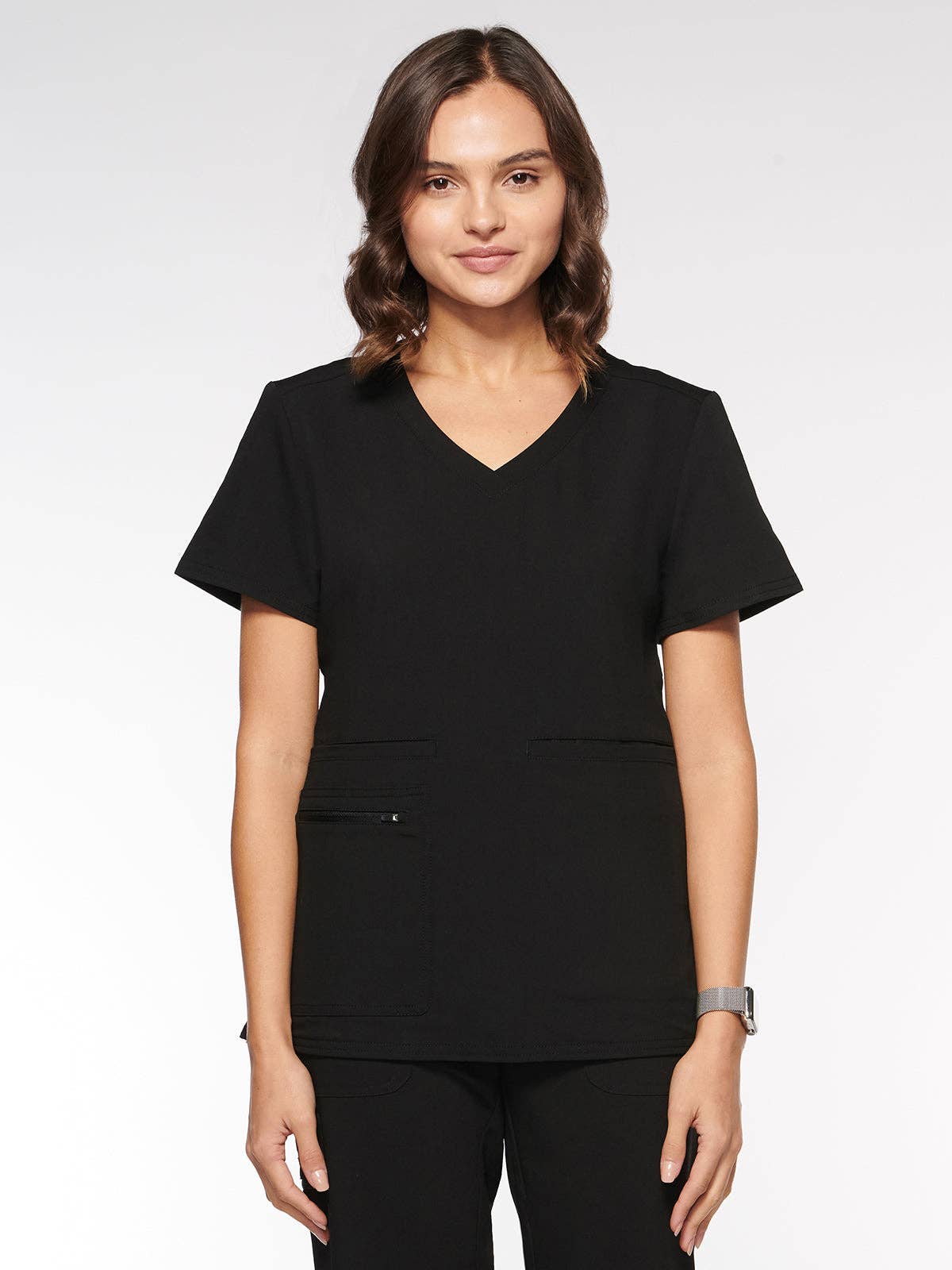 Aura Naturale - Wholesale Uniform voor gezondheidszorg - Dames - Kara Dames Ronde Hals Scrubstop met 4 Zakken (94002)16