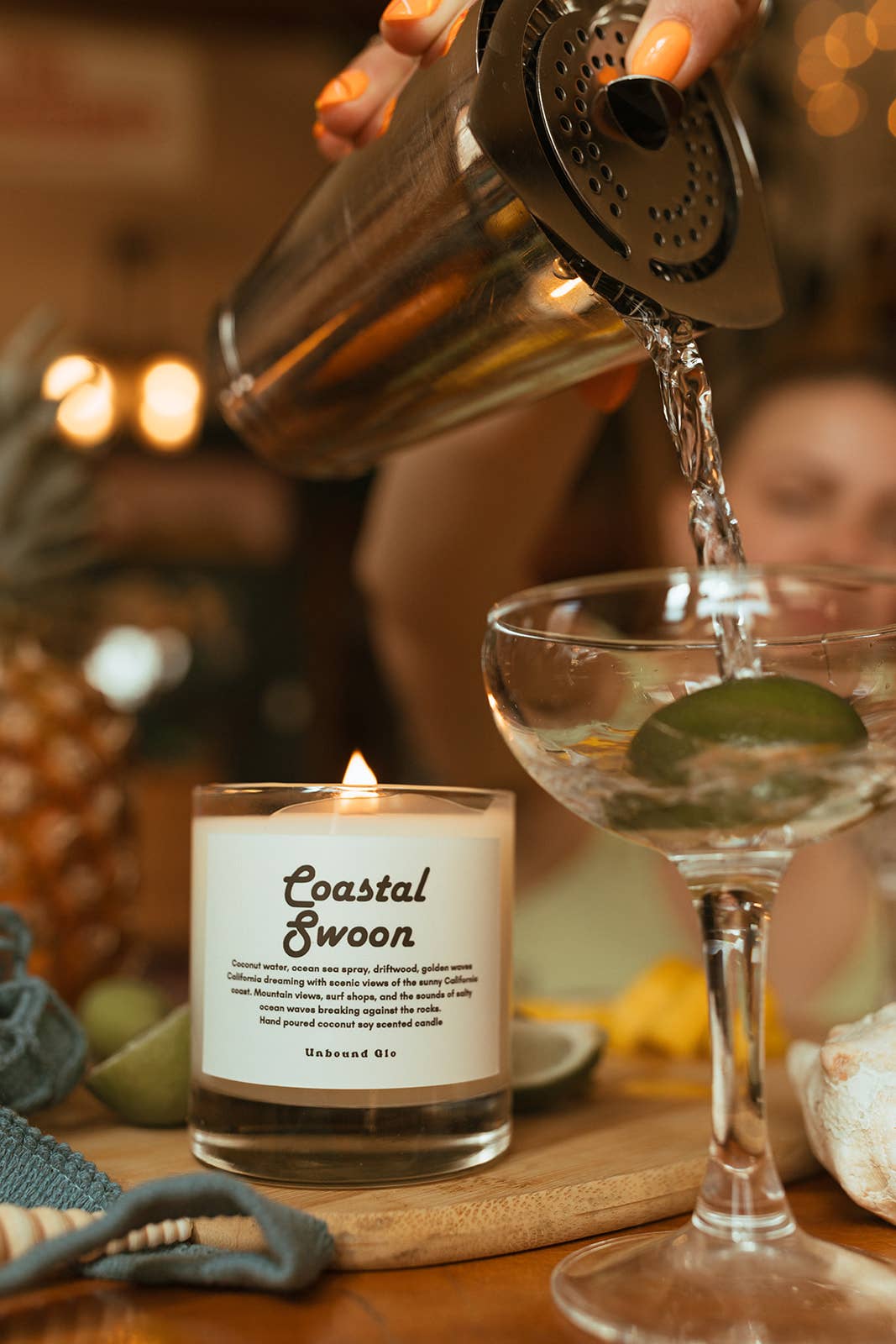 Unbound Glo - Wholesale Jar/filled candle - Coastal Swoon3