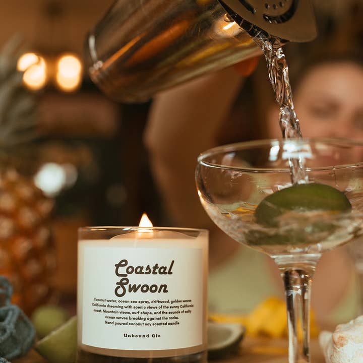Unbound Glo - Wholesale Jar/filled candle - Coastal Swoon3