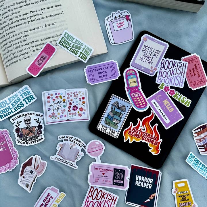 Tally Plant Club - Wholesale Sticker - Kindle Bookish Sticker Bundle Pack - 10