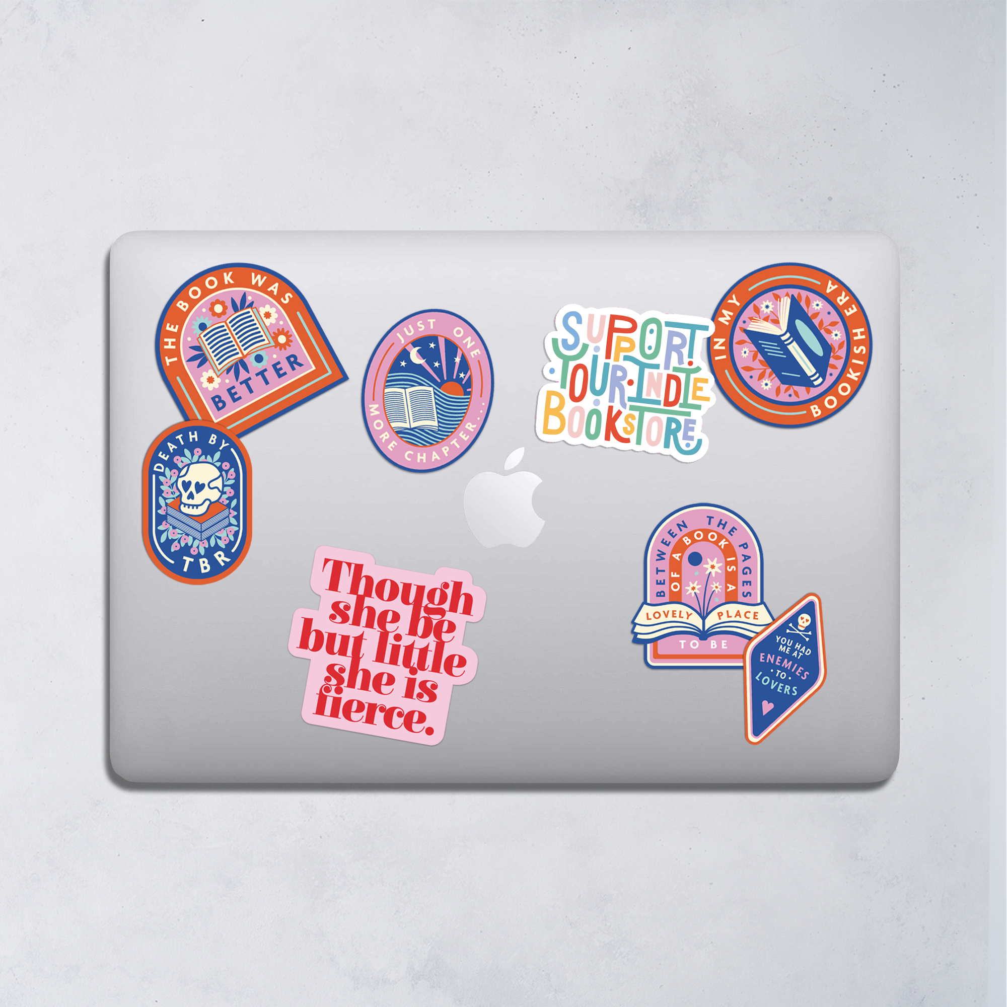 Bookishly (US Duties Paid) – wholesale Sticker – Bookish Sticker Pack – 50 Mixed Die-Cut Designs for Readers 5