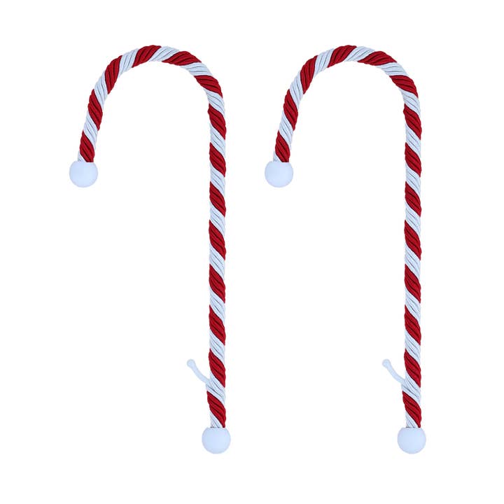 Candy Cane Stocking Holder - 2 Pack - Classic for wholesale by Haute Decor